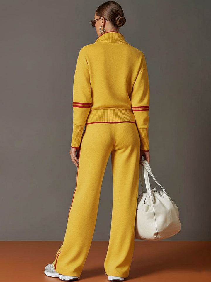 Thea | Blouse and wide-leg pants set