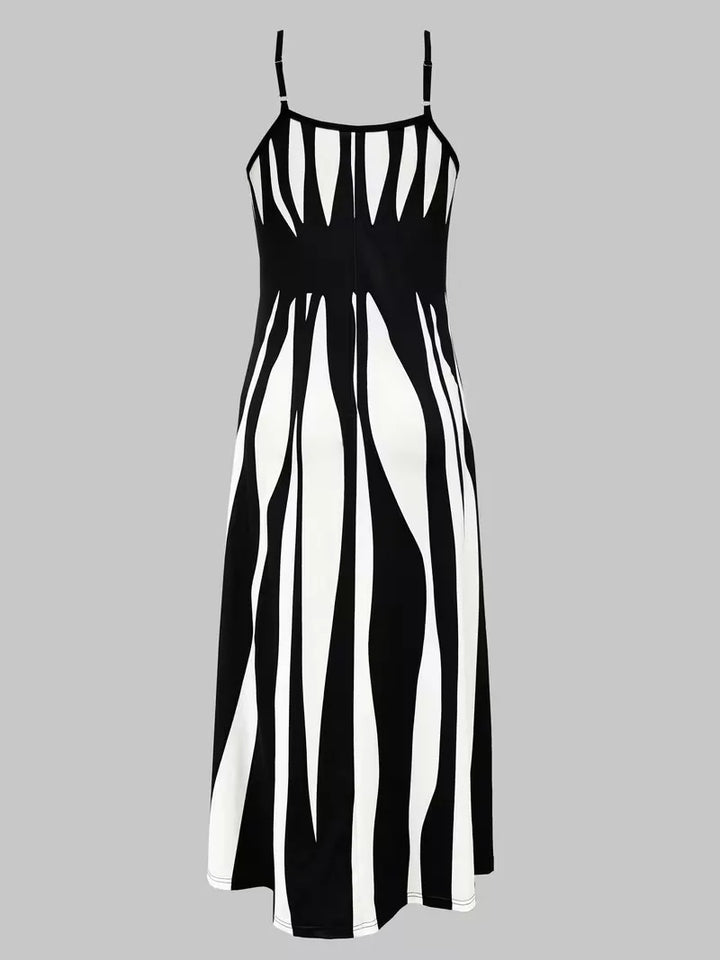 Monroe | Abstract Print Maxi Dress