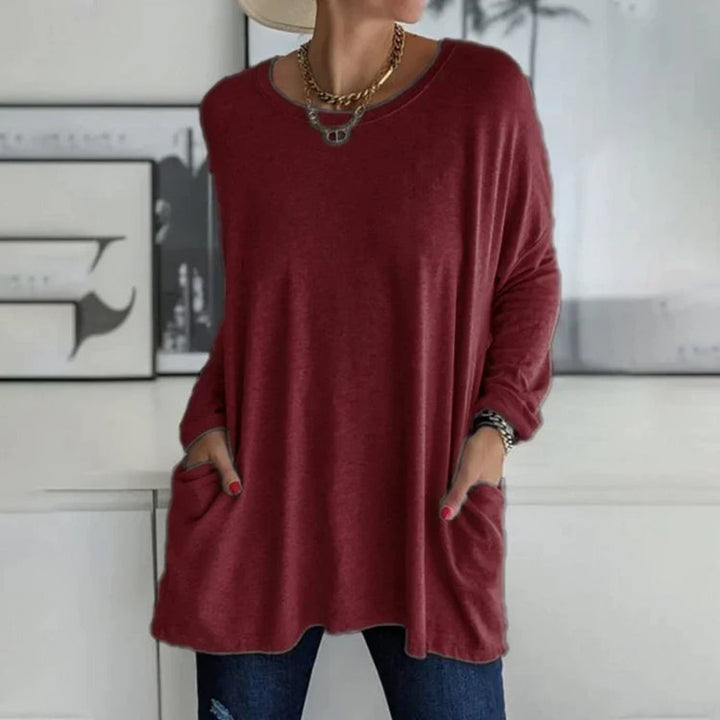 Rosamonde | Oversized women sweater with side pockets
