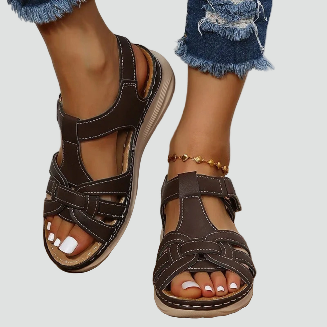 Harper | Orthopedic Leather Comfort Sandals