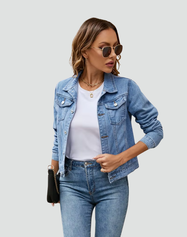 Giselle | Classic Button Denim Jacket