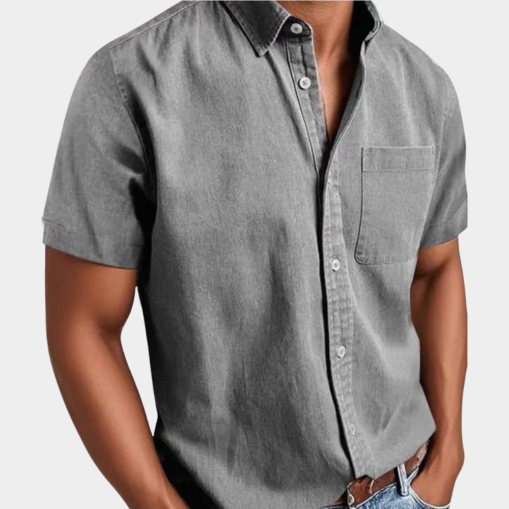 Cooper | Men's Classic Short Sleeve Button Down Shirt