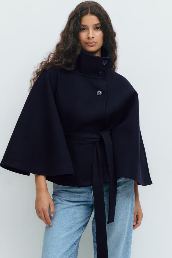 Vivian | Women's Belted Cape Coat