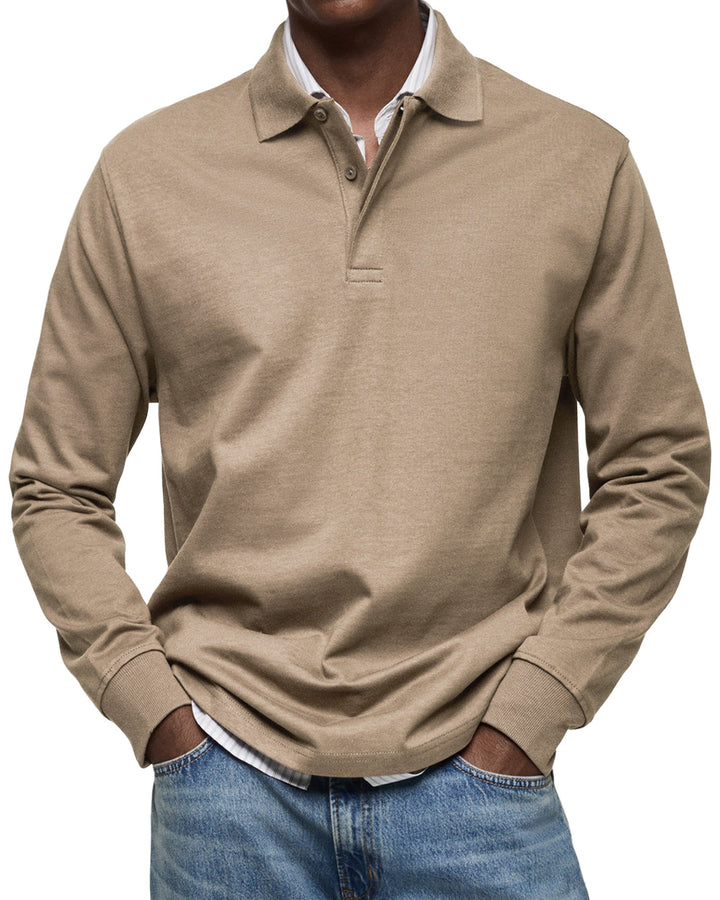 Hayes | Relaxed Long Sleeve Polo