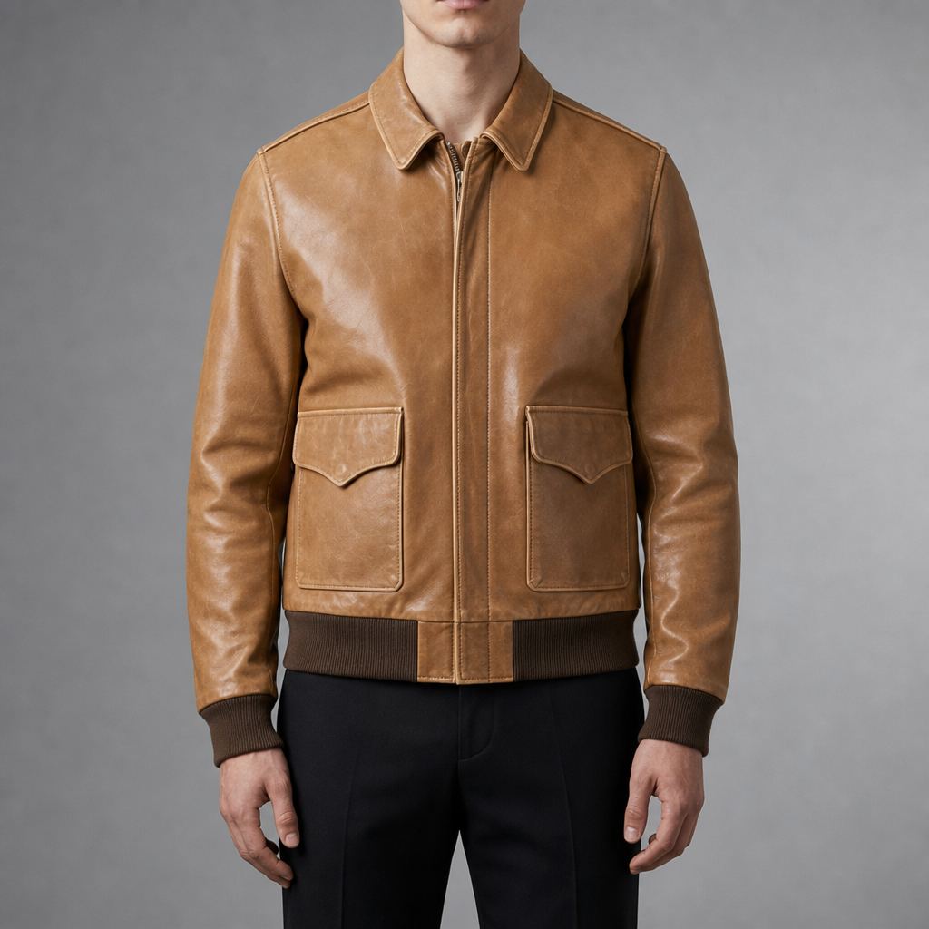 Shaw | Jacket leather for men