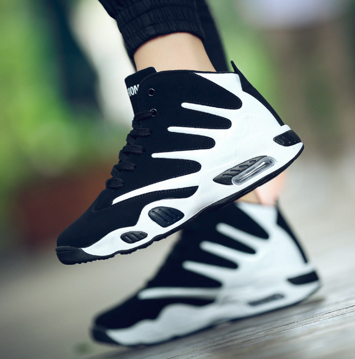 Men's high-top air cushion basketball shoes