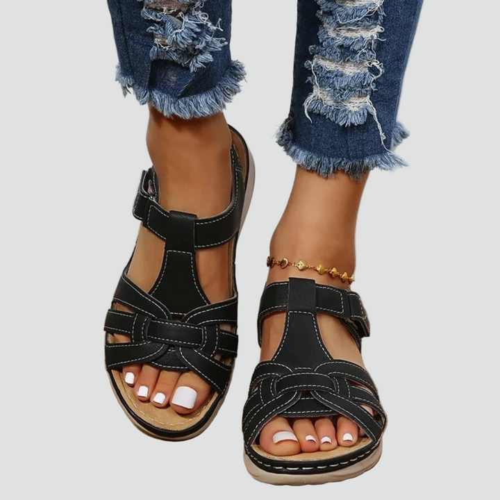 Harper | Orthopedic Leather Comfort Sandals