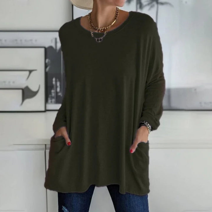 Rosamonde | Oversized women sweater with side pockets