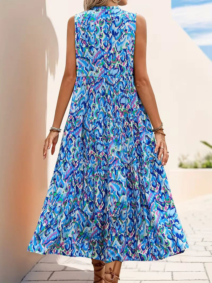 Everly | Printed Tiered Maxi Dress
