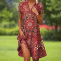 Kaia | Stylish V-neck elegant dress