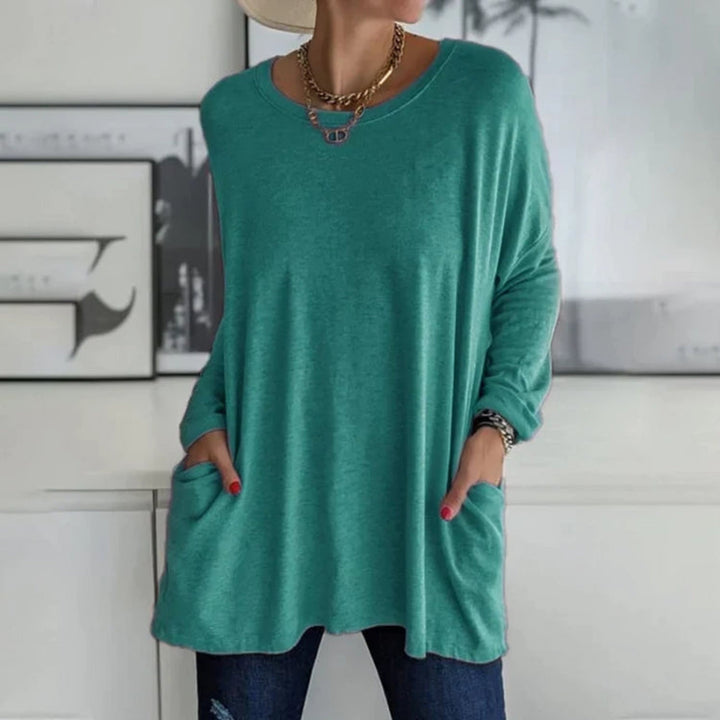 Rosamonde | Oversized women sweater with side pockets