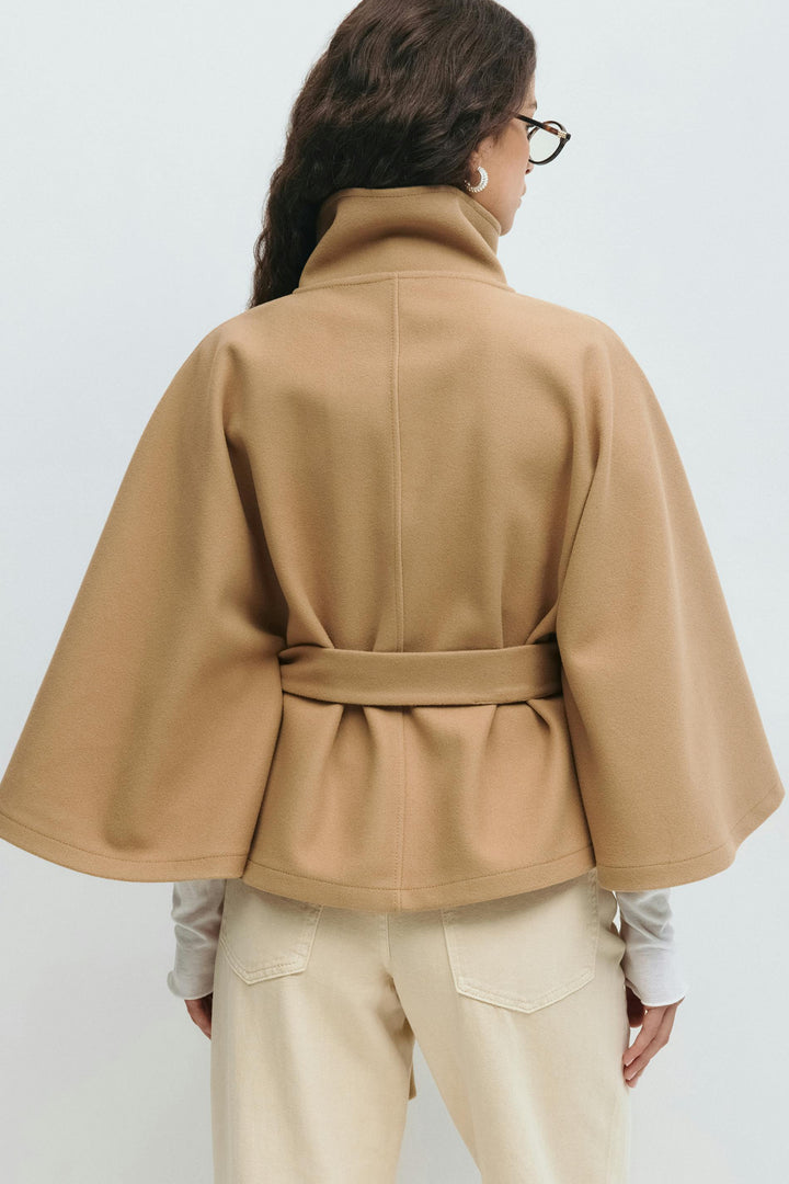 Vivian | Women's Belted Cape Coat