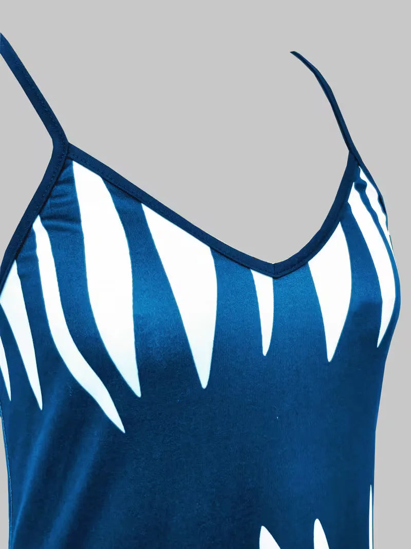 Monroe | Abstract Print Maxi Dress