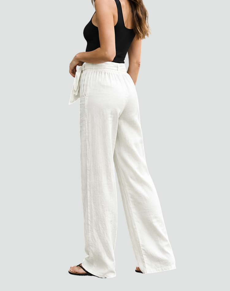 Madison | Wide Leg Linen Pants for Women