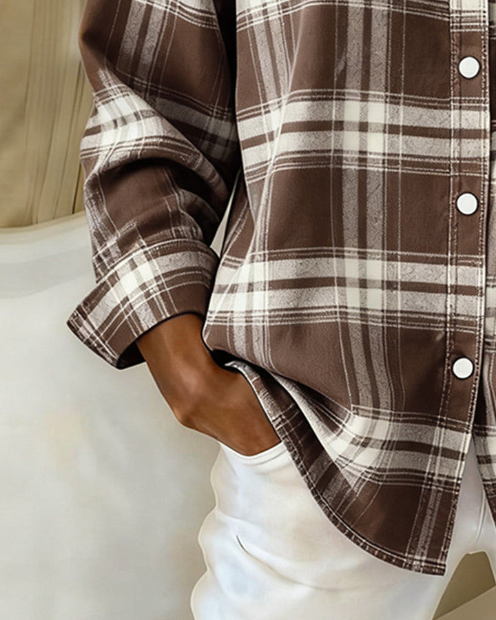 Harper | Classic Plaid Button-Up Shirt