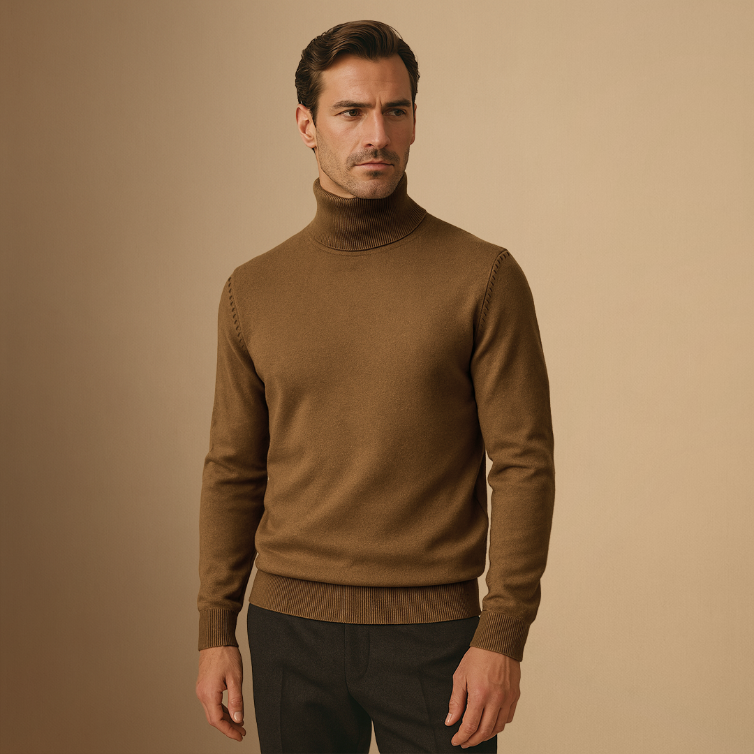 Gavin | Classic Soft Knit Turtleneck