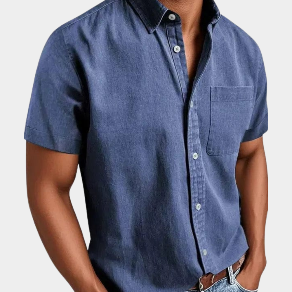 Cooper | Men's Classic Short Sleeve Button Down Shirt