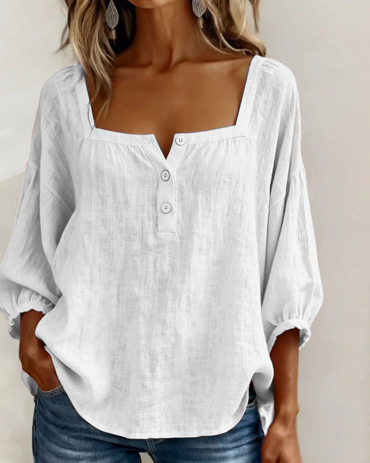 Yael | Relaxed puff sleeve blouse