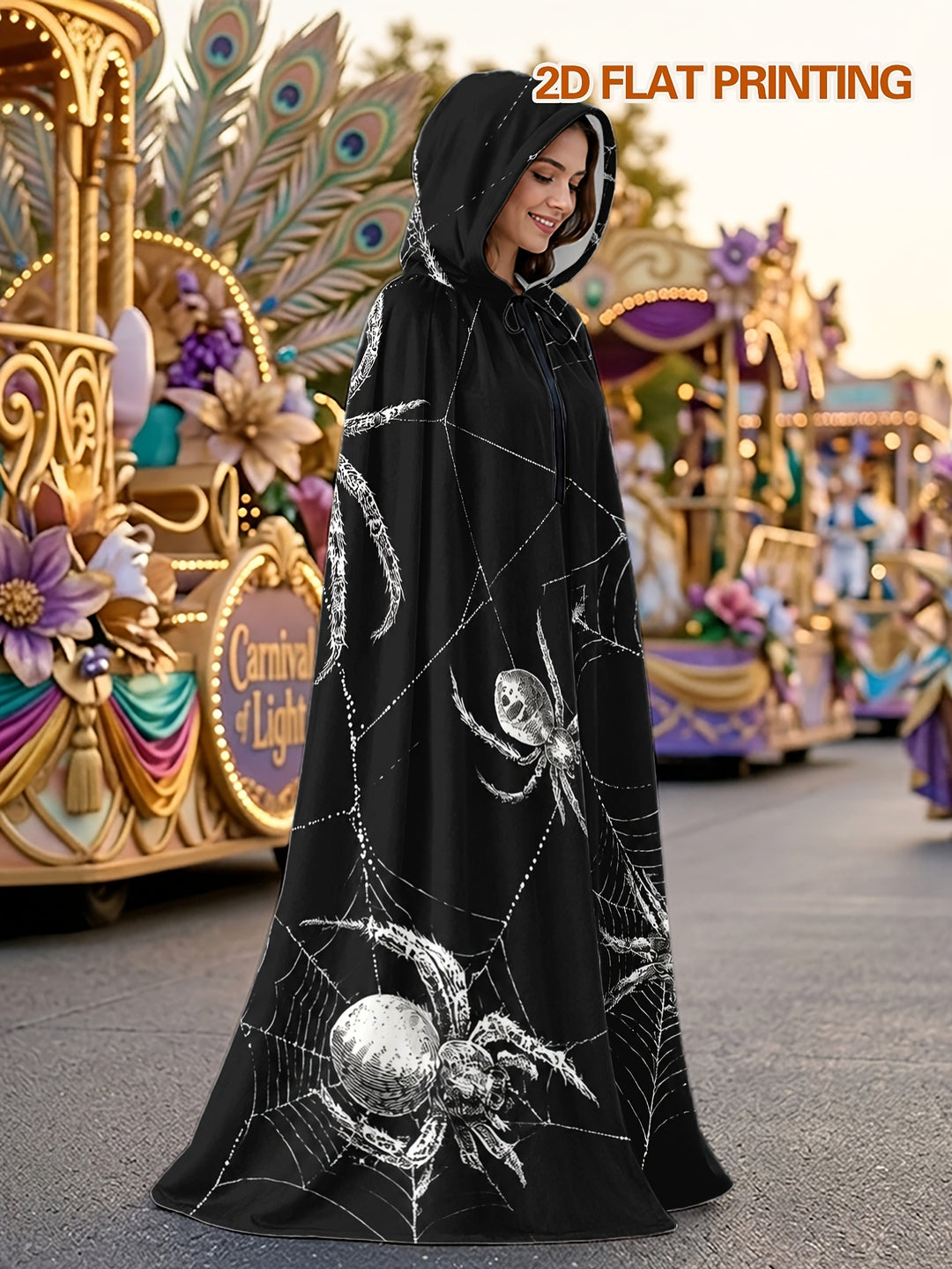 Lillian | Hooded Halloween cape