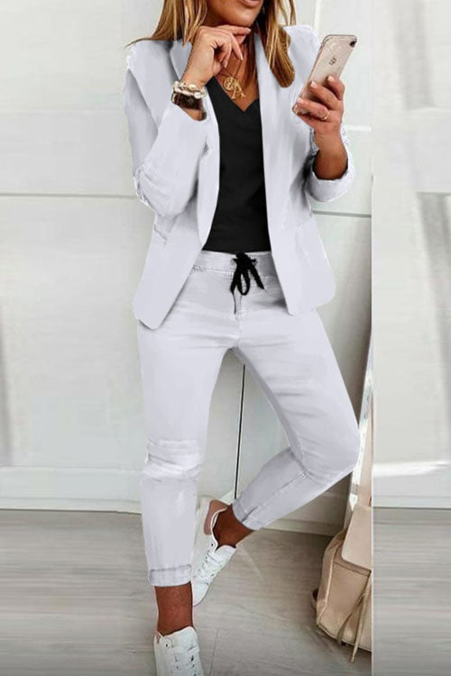 Gaia | Two-piece set for women - White