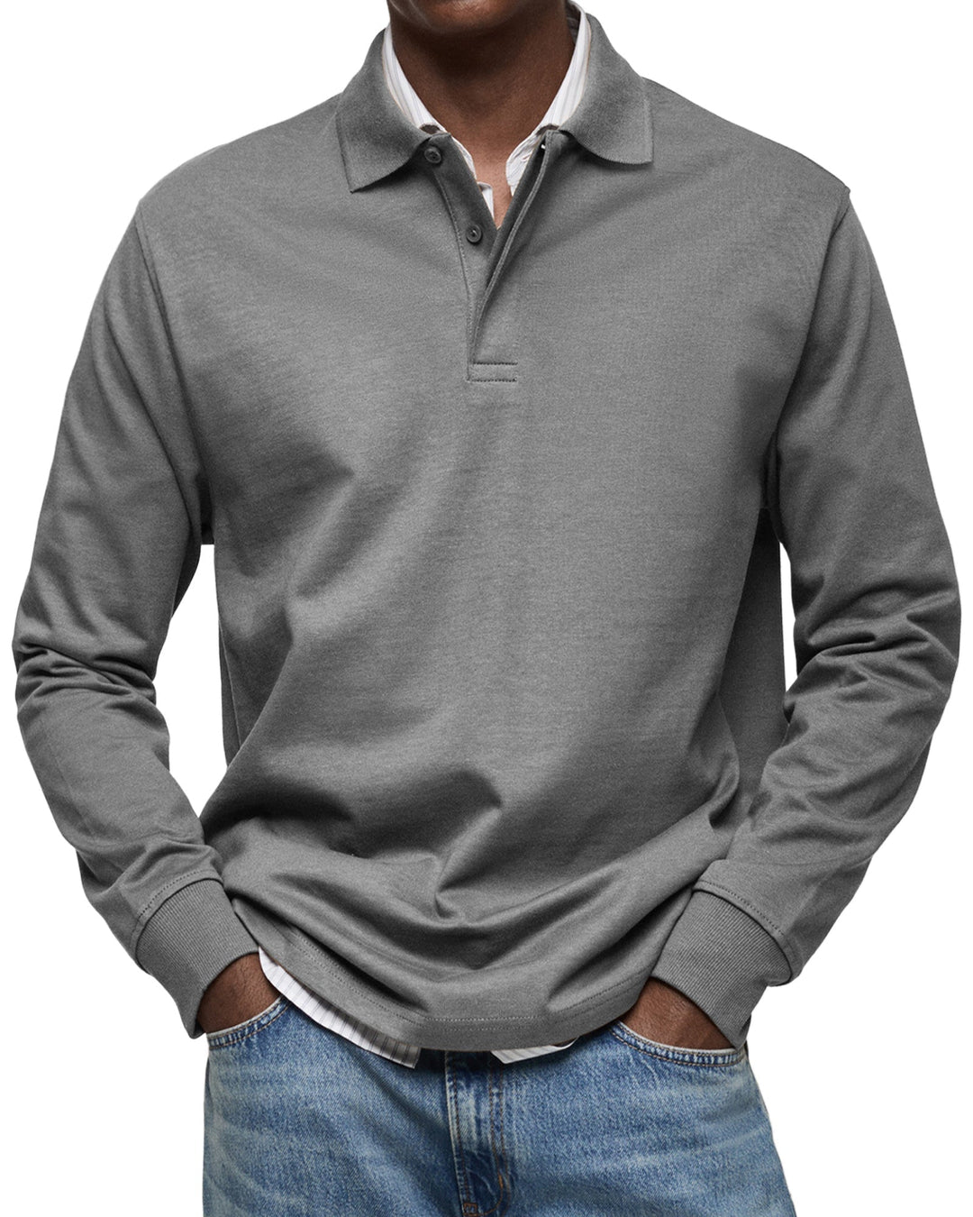 Hayes | Relaxed Long Sleeve Polo