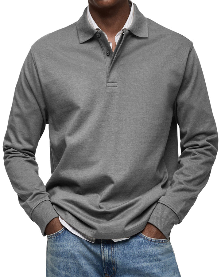Hayes | Relaxed Long Sleeve Polo