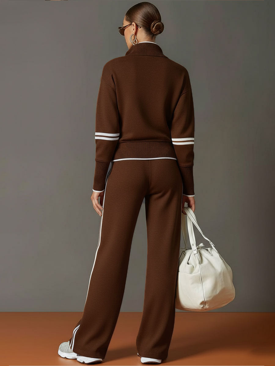 Thea | Blouse and wide-leg pants set