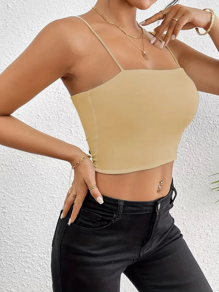 Nova | Spaghetti Strap Crop Top