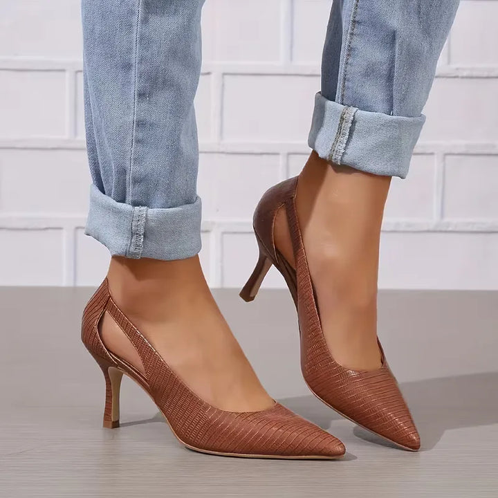 Valentina | Cut Out Stiletto Heels