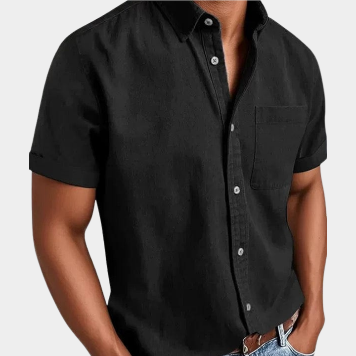 Cooper | Men's Classic Short Sleeve Button Down Shirt