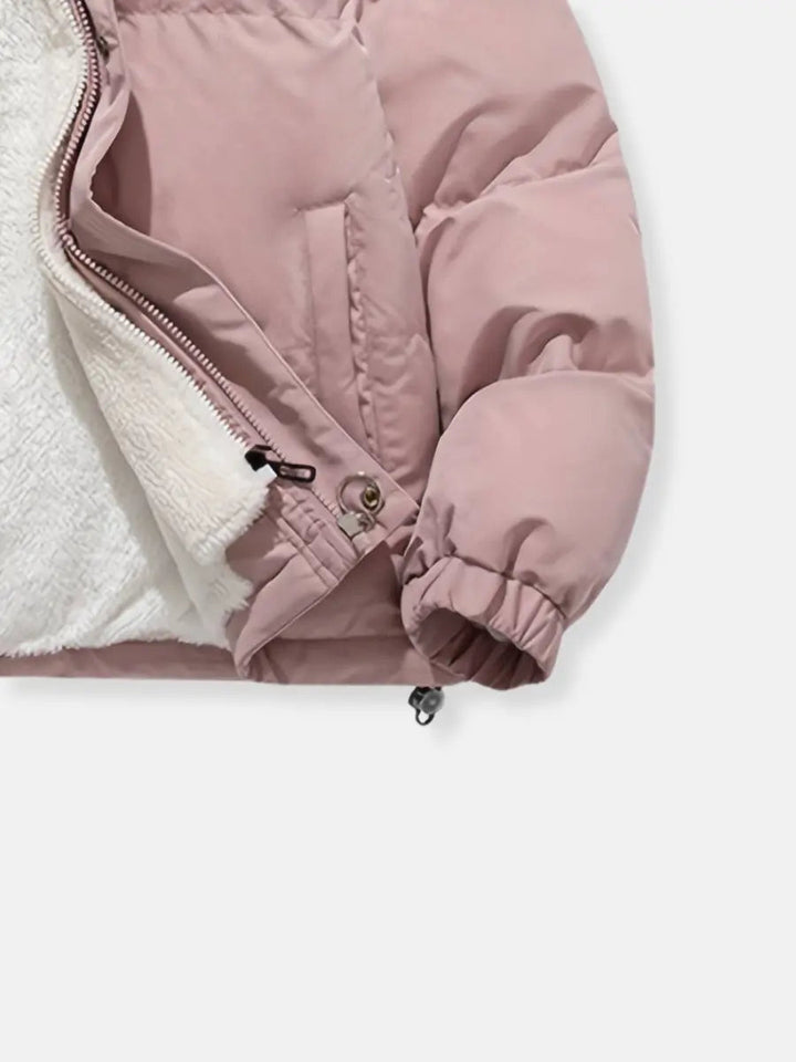 Delaney | Cozy Fleece-Lined Hooded Winter Coat