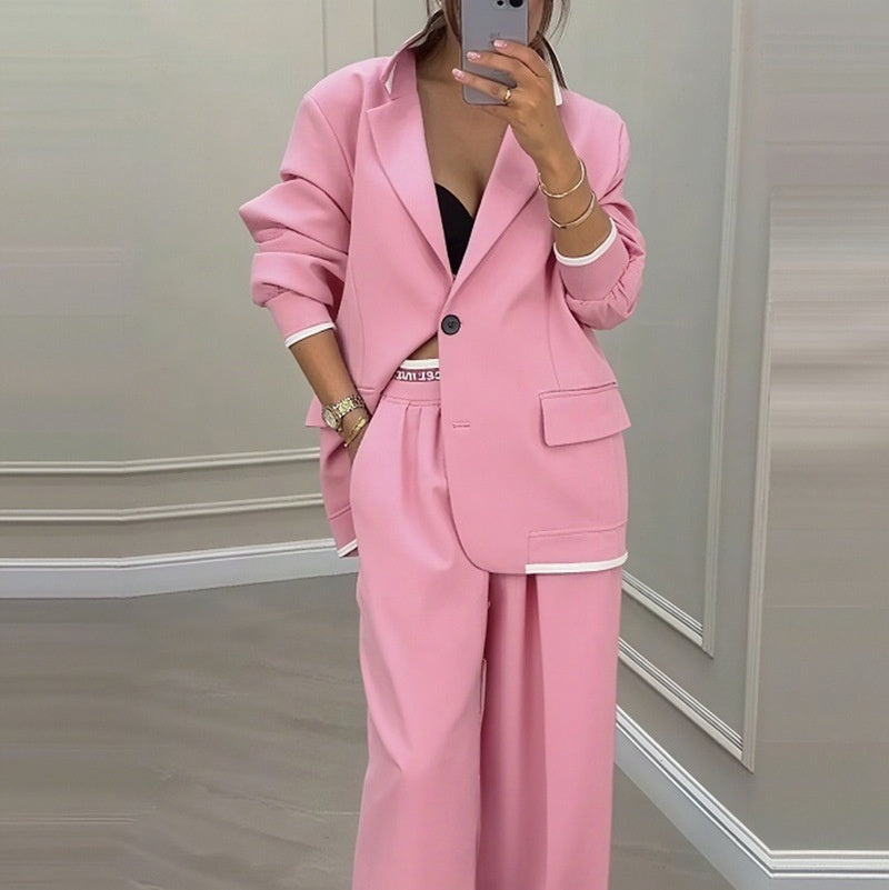 Fleur | Blazer and wide-leg pants set