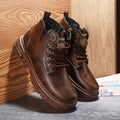 Cyrus | Men high leather zip boots