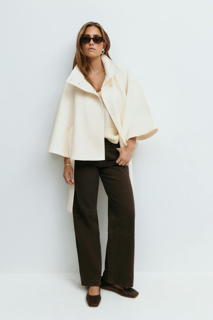 Vivian | Women's Belted Cape Coat