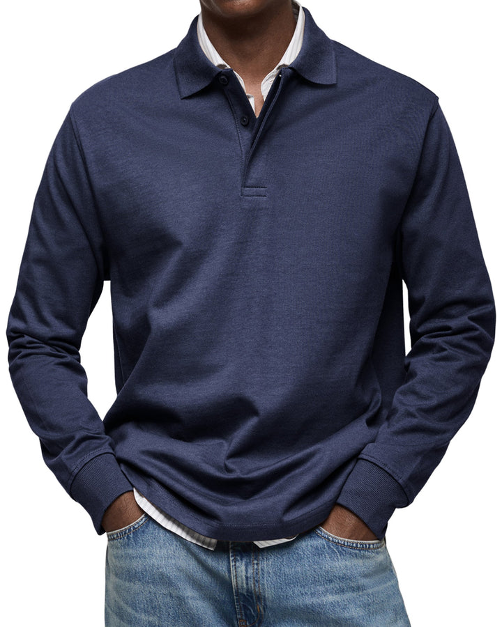Hayes | Relaxed Long Sleeve Polo