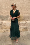 Ruby | Floral Print Maxi Dress with V-Neck