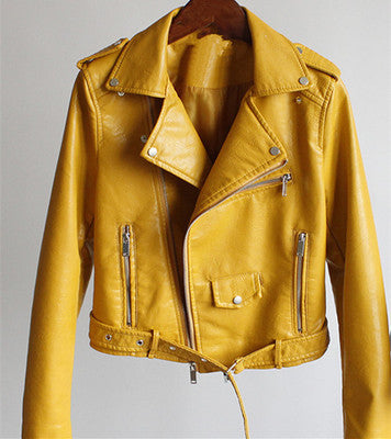 Autumn | Women's Short PU Leather Jacket