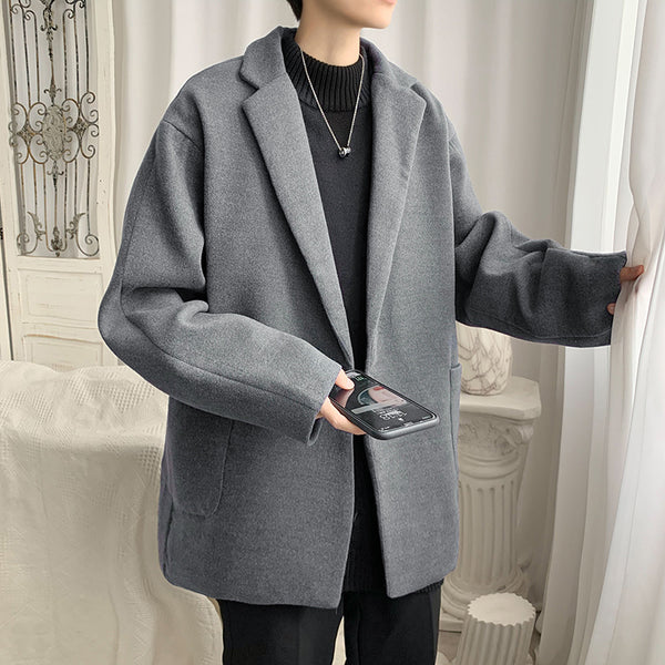Dylan | Manteau blazer en laine ample pour homme