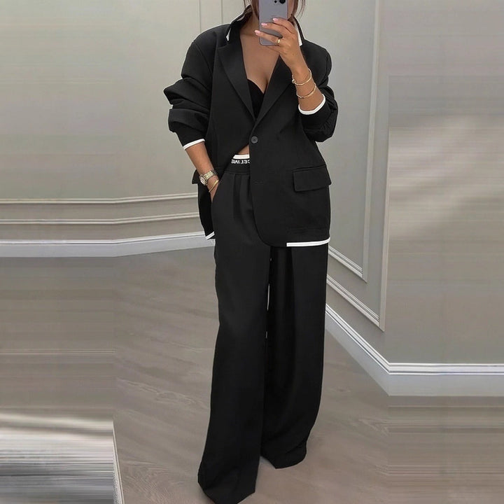 Fleur | Blazer and wide-leg pants set