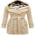 Elizabeth | Manteau d’hiver croisé pour femme, grand col