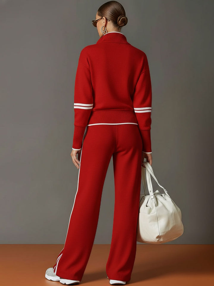 Thea | Blouse and wide-leg pants set