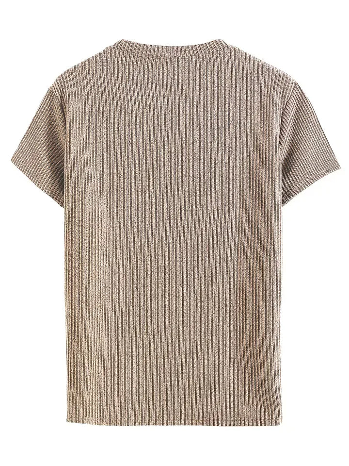 Hayes | Textured Knit T-Shirt
