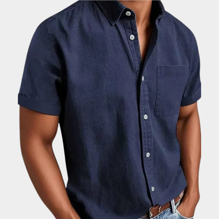 Cooper | Men's Classic Short Sleeve Button Down Shirt