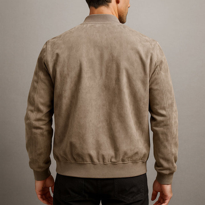 Mason | Men's Suede-Look Bomber Jacket