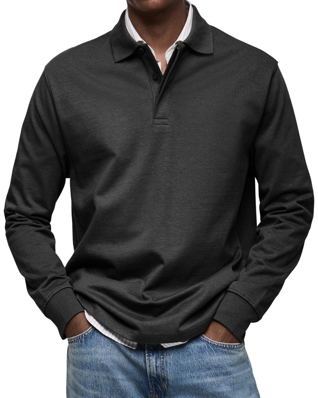 Hayes | Relaxed Long Sleeve Polo