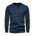 Declan | Men's Long Sleeve Henley Shirt