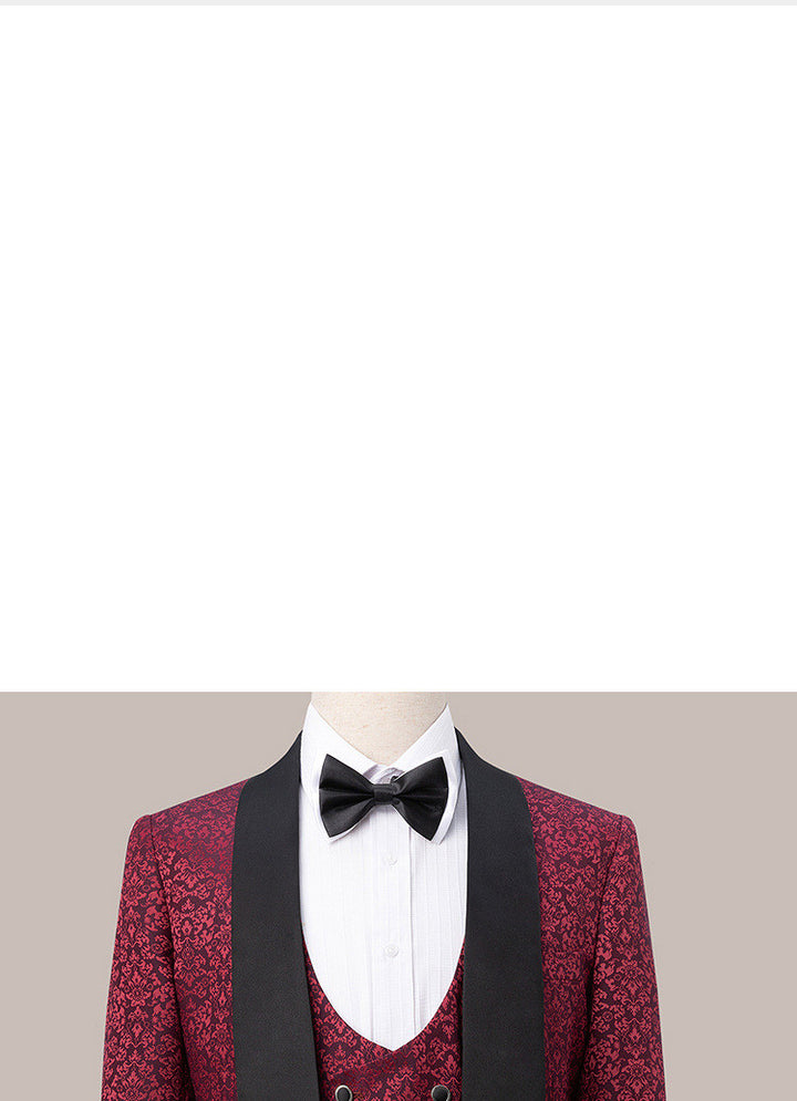 Men wearing Chinese style tang suit jacket and pants
