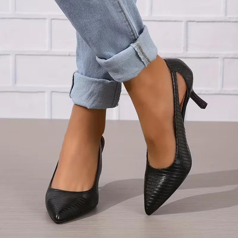 Valentina | Cut Out Stiletto Heels