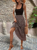 Aria | Floral A-Line Midi Dress