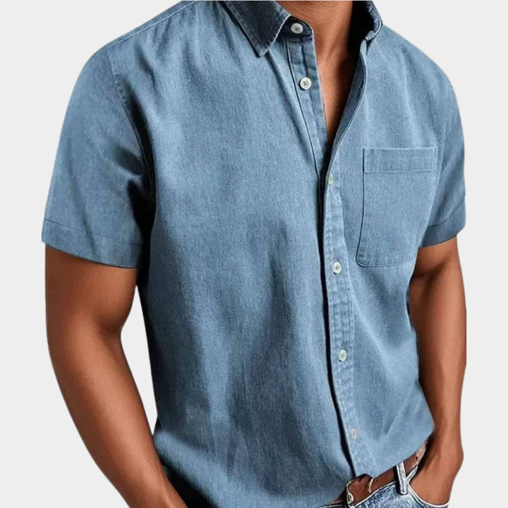 Cooper | Men's Classic Short Sleeve Button Down Shirt